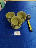 Set of 12 Longaberger Pottery Sm Dishes