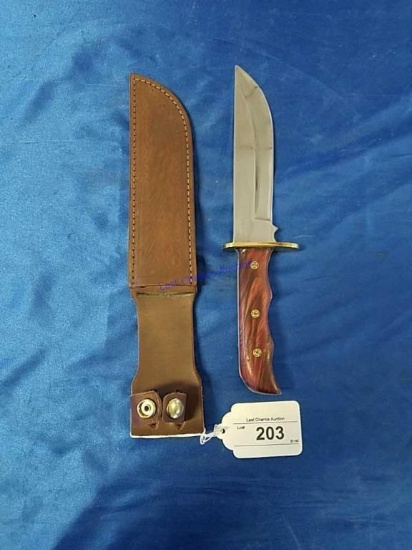 Purple Heart Knife with Custom Handle