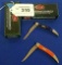 2-Case Tiny Toothpick Knives