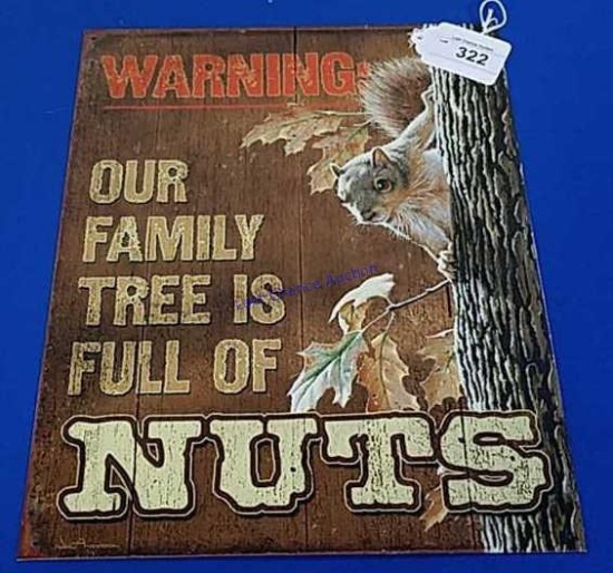 Metal Sign-"Family Tree"