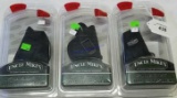 3 Uncle Mike's Sidekick Hip Holsters Size 1