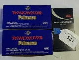 3 Boxes of Small Pistol Primers