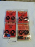 4 Small Millet Scope Rings NEW