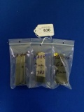 3 9mm Clips for Variouos Pistols