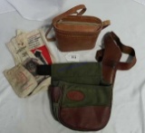 Lot of Leather and Cloth Cases