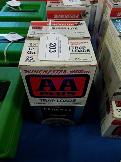 4-Boxes of 2 3/4 12ga Heavy Trap Load