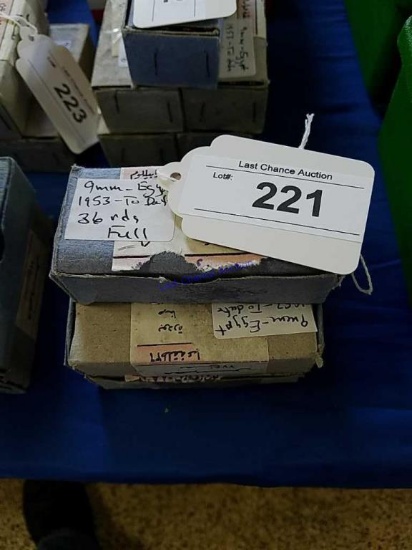 5-Boxes of 36ct 9mm Egyptian