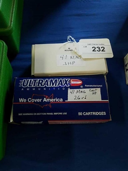 2-50ct Boxes of .41 Mag.