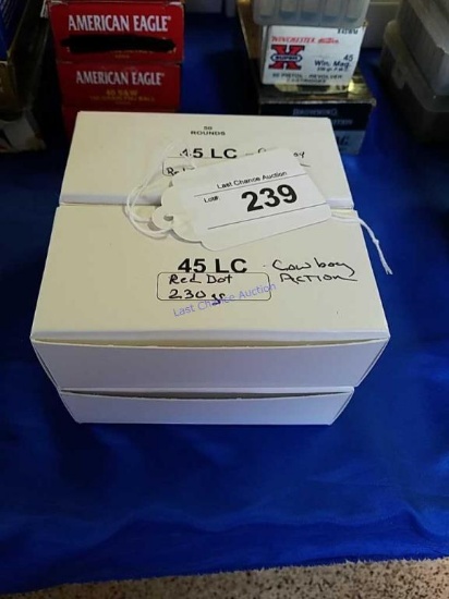 4-Boxes of 50ct  .45 LC Cowboy Action