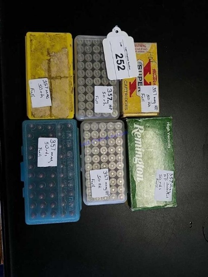 6-50ct Boxes of .357 Mag
