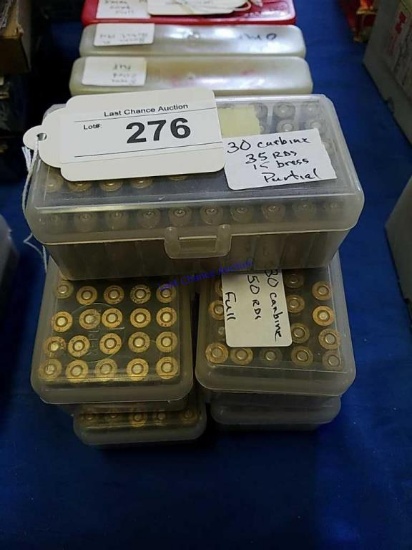 5-Boxes of 50ct  .30 Carbine