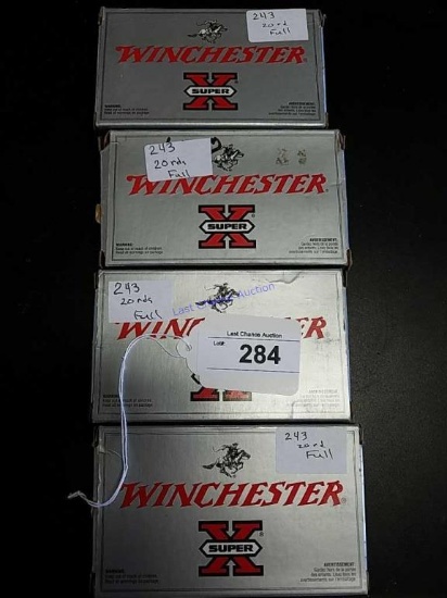 4-Boxes of 20ct  .243