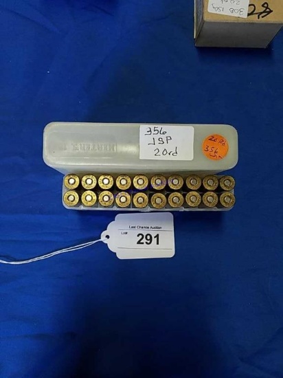 1 Box of 20ct .356 JSP