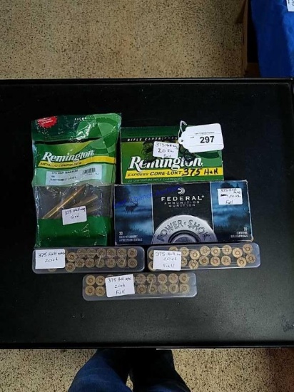5-Boxes of 20ct .375 H&H
