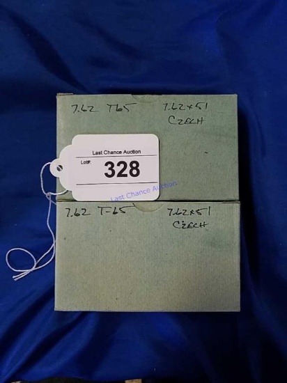 4-20ct Boxes of 7.62 T-65