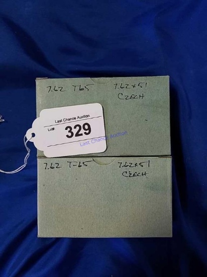 4-20ct Boxes of 7.62 T-65