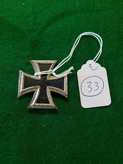 German WWII 1st Class Iron Cross Decoration.