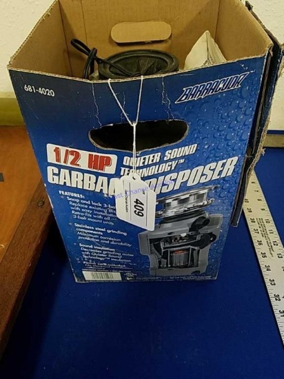 Barracuda 1/2 hp Garbage Disposal