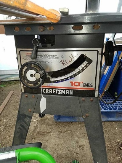 Craftsman Flex Drive 10inch Table Saw
