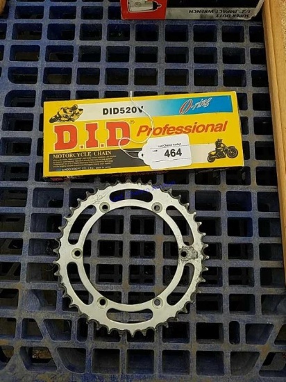 Motorcycle Chain and Sproket