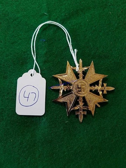 German WWII Condor Legion Gold Spanish Cross