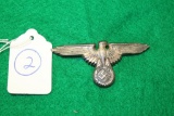 German WWII Waffen SS Officers Visor Cap Eage