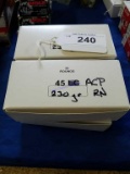 4-Boxes of 50ct  .45 ACP
