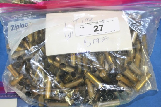 2lb of 1 time .357 Win Casing mostly Brass