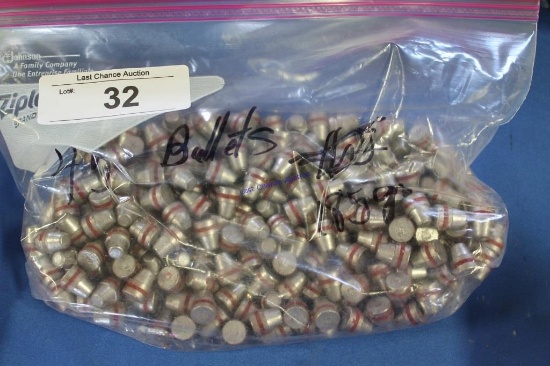 5.5lb Bag of .45 Cal Lead Bullets 185gr