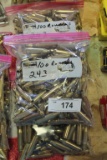 3-Bags of 100ct .243 Brass