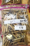 3-Bags of 100ct .243 Brass