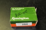 Partial box of 850 9 1/2M Magnum Rifle Primer