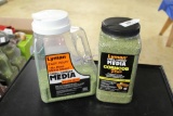 1.25 bottles of Green Corncob Tumbling Media