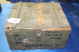 Empty Wooden Crate for 7.63x541 Ammo