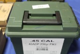 Ammo Box of 500ct .45 ACP 230gr FMJ