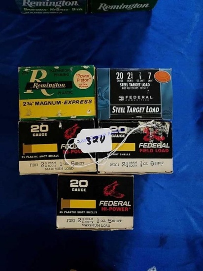 5 Boxes of Assorted 2 3/4 inch 20ga