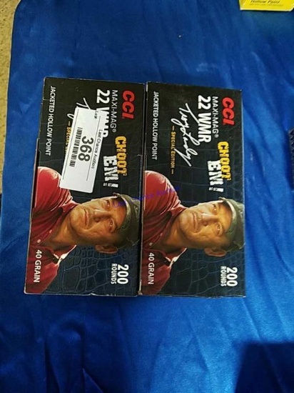 4-Boxes of 200ct CCI Maxi Mag 22WMR