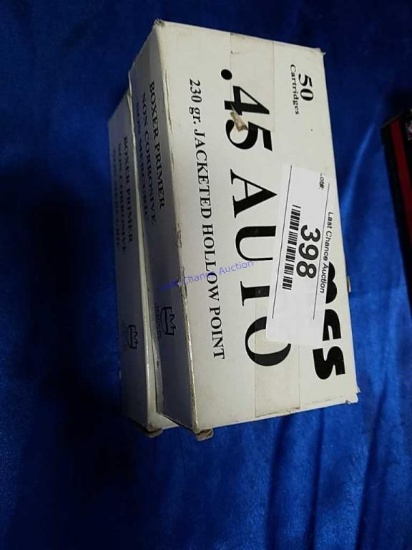 2-50ct Boxes of FMS .45Auto