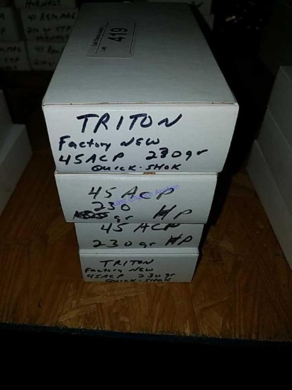 4-50ct boxes of .45 ACP