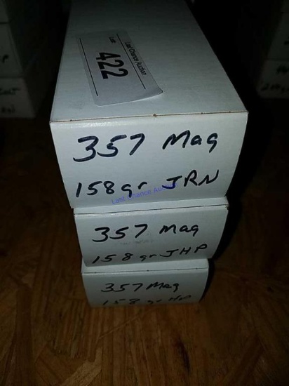 3-50ct Boxes of .357 Magnum