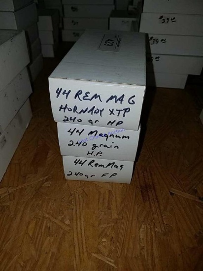 3-Boxes of .44 Rem Mag