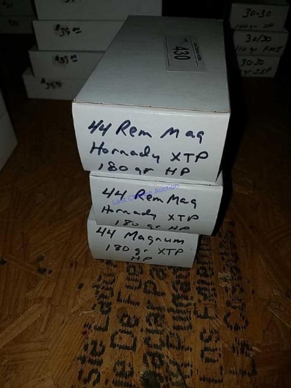 3-Boxes of .44 Rem Mag