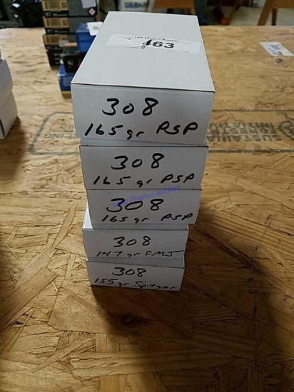 5-20ct Boxes of .308