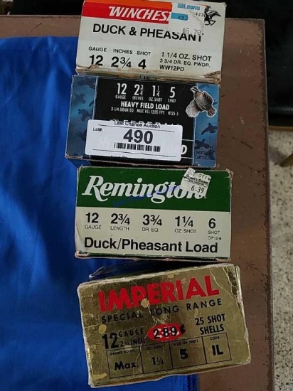 4-Boxes of 12ga 2 3/4