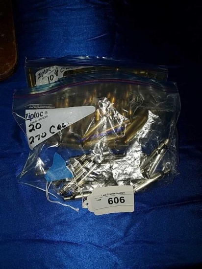 128 .270 Brass for Reload (20 are Nickel)