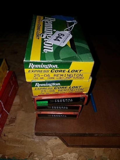 5-Boxes of 25-06 Brass for Reload