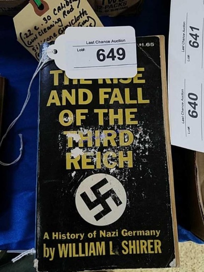 Rise and Fall of the Third Reich Book