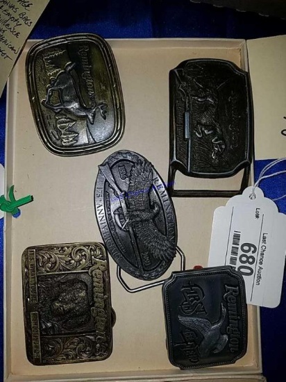 5-Remington Belt Buckles