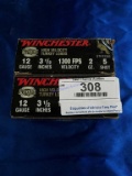 2-Boxes of Winchester 12ga 3 1/2 5 shot