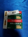 2-Boxes of 50ct  Lellier and Bellot 9mm Luger